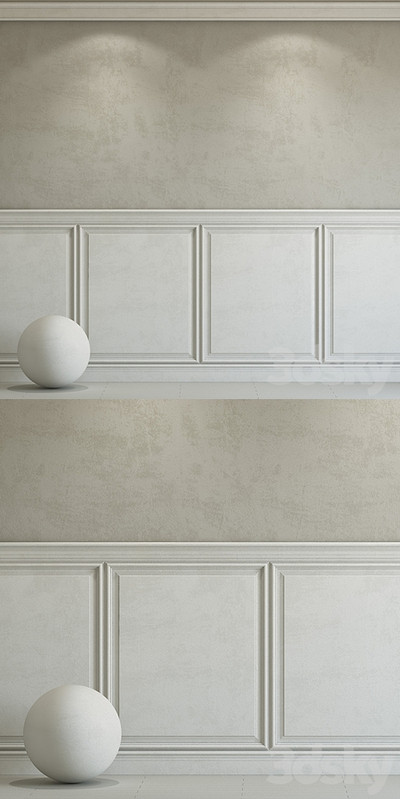 Decorative plaster with molding 229